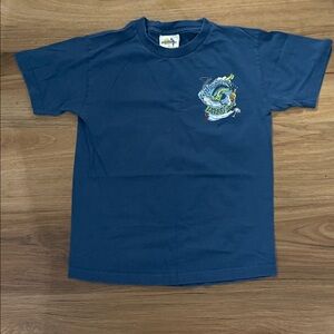 Margaritaville Blue Tee with Graphic Design Small